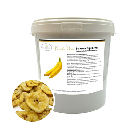 Bananenchips für Pferde 1,5 kg