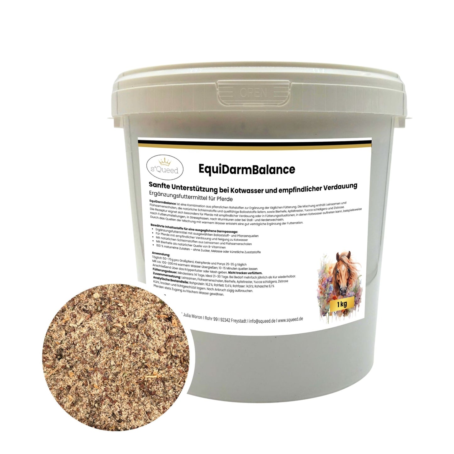 EquiDarmBalance 1 kg - Verdauungskräuter für Pferde