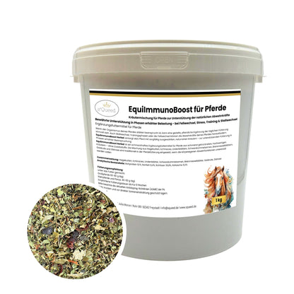 EquiImmunoBoost Herbal 1kg – Immunkräuter für Pferde