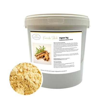 Ingwer Pulver Pferd 1kg