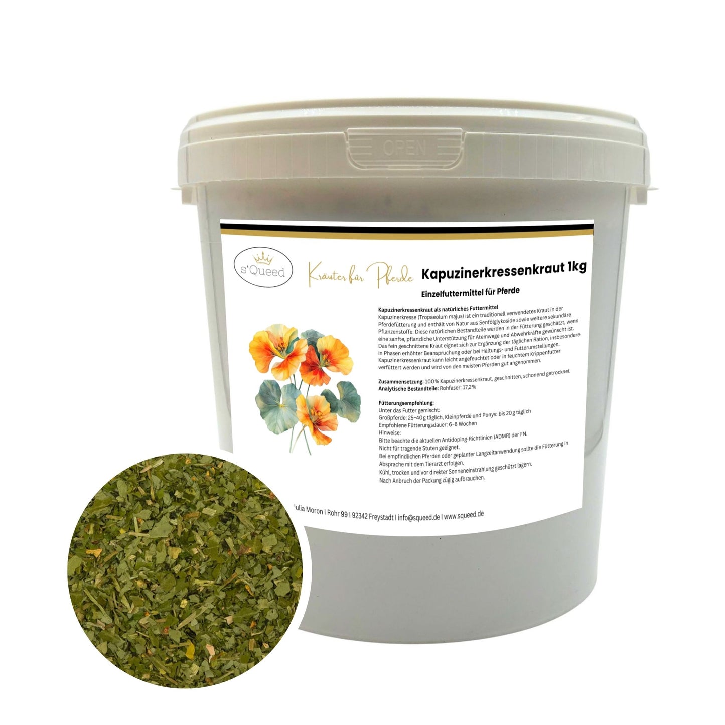 Kapuzinerkressekraut Pferd 1 kg