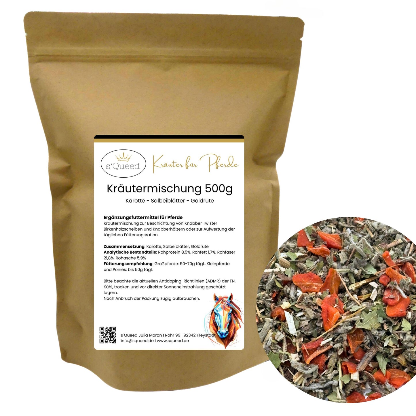 Kräutermischung 500g zur Beschichtung von Knabberhölzern
