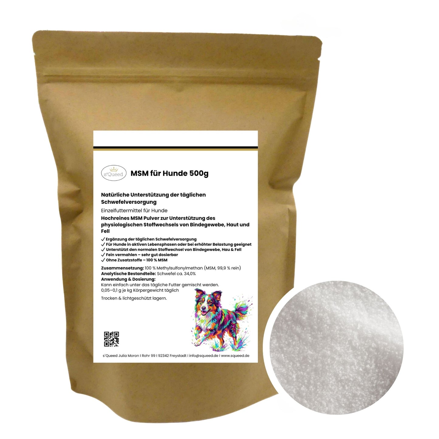MSM für Hunde 500g