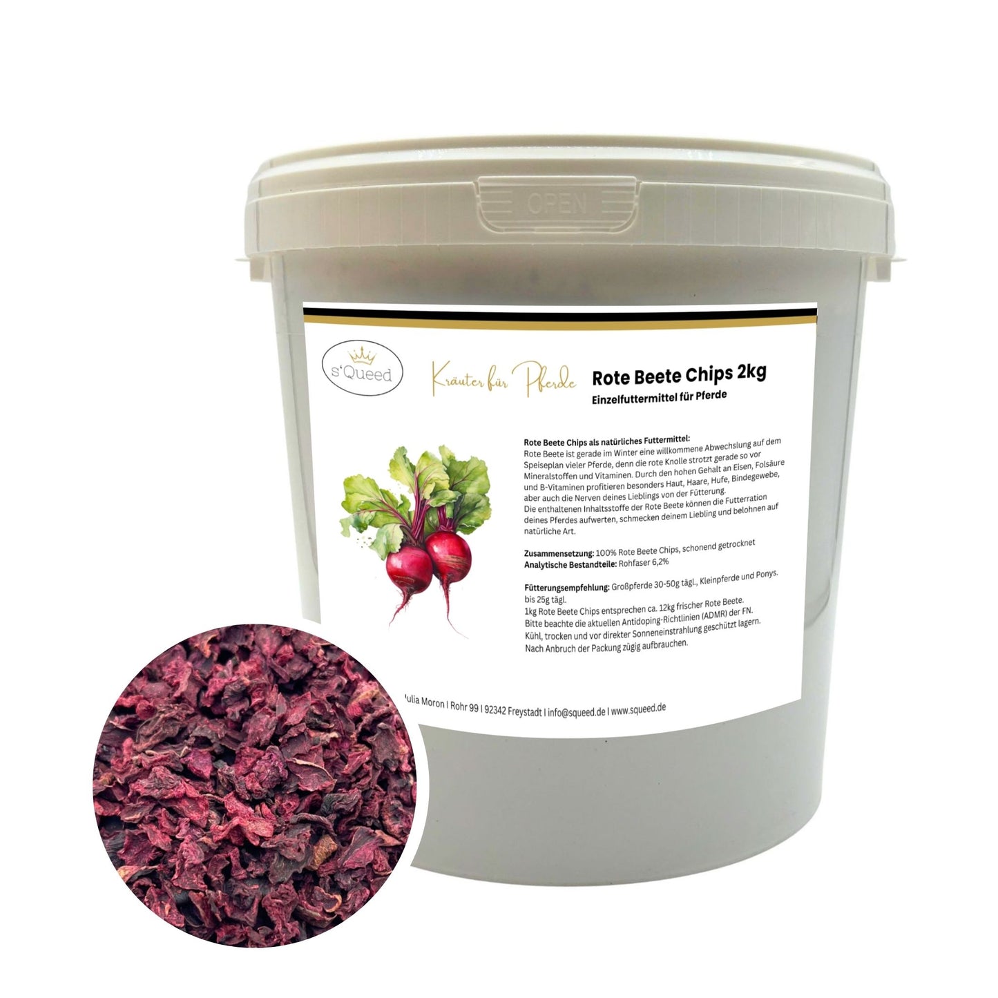Rote-Beete-Chips Pferd 2kg